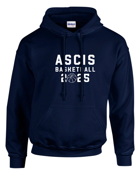 Ste. Cécile 'Basketball' Adult Gildan Heavy Blend™ Hooded Sweatshirt with Printed Logo