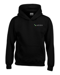 Lakeview Youth Cotton Pull Over Hooded Sweatshirt with Left Chest Logo