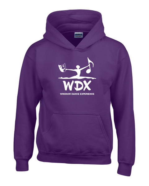 Windsor Dance eXperience Youth Cotton Pull Over Hooded Sweatshirt with Printed Logo