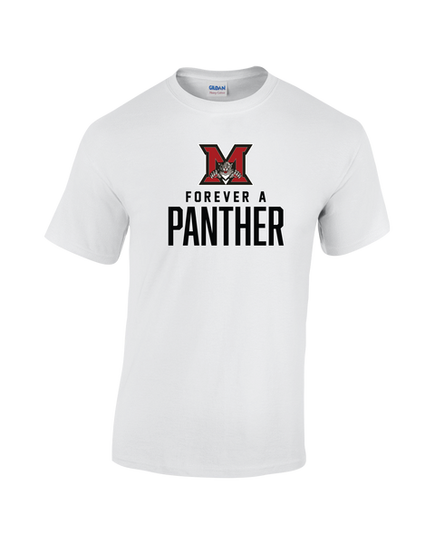 Maranatha 'Forever A Panther' Adult Cotton T-Shirt with Printed logo