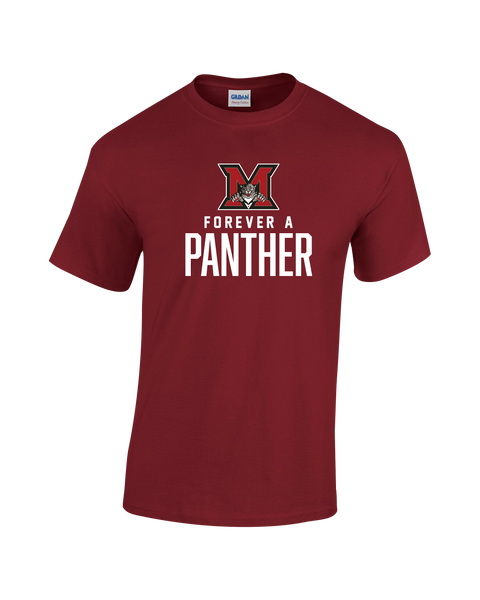 Maranatha 'Forever A Panther' Adult Cotton T-Shirt with Printed logo