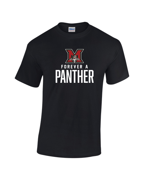Maranatha 'Forever A Panther' Adult Cotton T-Shirt with Printed logo