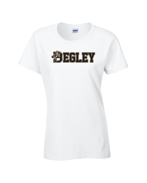 Frank W. Begley Cotton Ladies T-Shirt with Printed logo