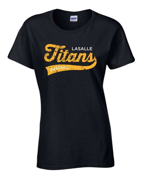 Titans Ladies Cotton Tee with Printed Logo