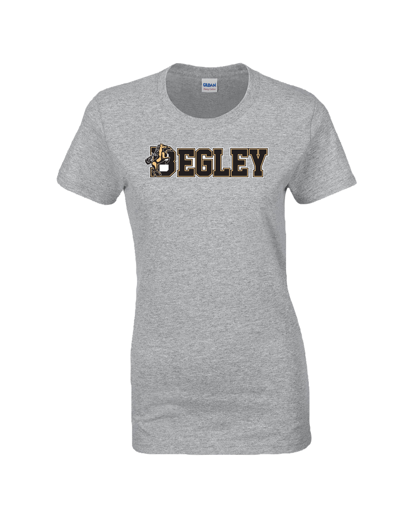 Frank W. Begley Cotton Ladies T-Shirt with Printed logo