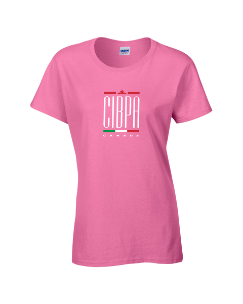 CIBPA Canada Ladies Soft Touch Short Sleeve with Printed Logo