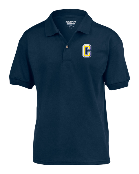Central Baseball Youth Sport Shirt with Embroidered Left Chest Logo