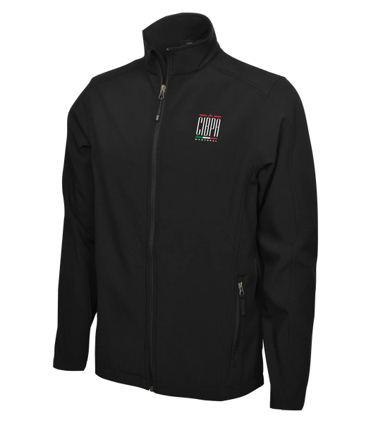 CIBPA Montreal Adult Water Repellent Soft Shell Jacket with Left Chest Embroidered Logo