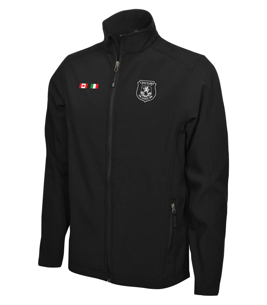 Ciociaro Club Adult Water Repellent Soft Shell jacket with Embroidered Logo
