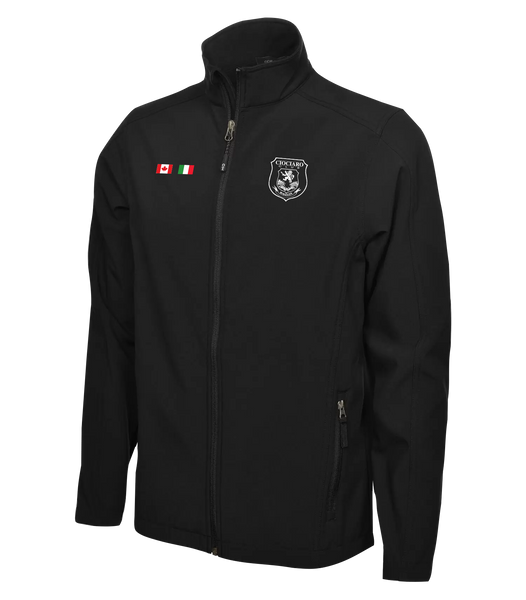 Ciociaro Club Adult Water Repellent Soft Shell jacket with Embroidered Logo