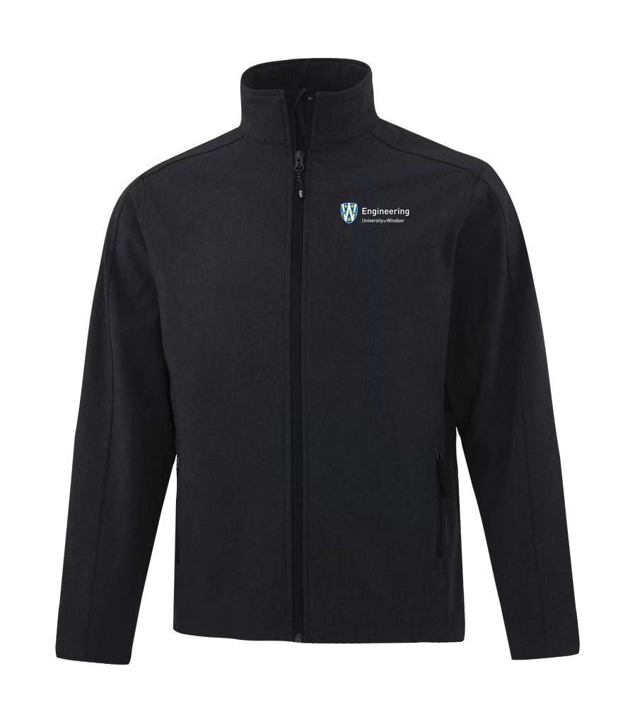 U of W Engineering Adult Water Repellent Soft Shell Jacket with Left Chest Embroidered Logo