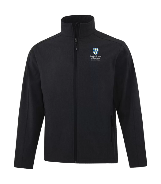 Odette Adult Water Repellent Soft Shell Jacket with Left Chest Embroidered Logo
