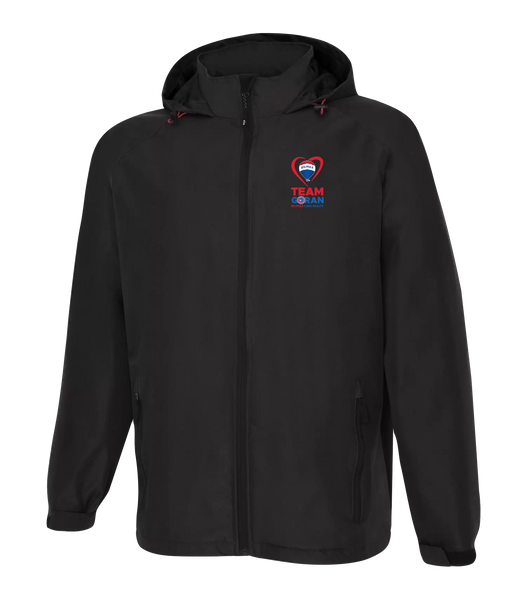 Team Goran Mens' Water Repellent Mesh Lined Coal Harbour Jacket with Left Chest Embroidered Logo