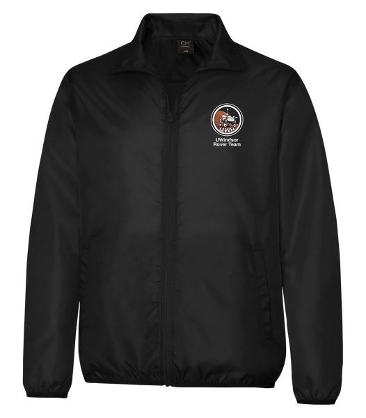 UWindsor Rover Team Adult Water Resistant Windbreaker Jacket with Left Chest Embroidered Logo