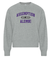 "Assumption Alumni Est. 1870" Adult Nike® Fleece Crewneck Sweatshirt with Printed Logo