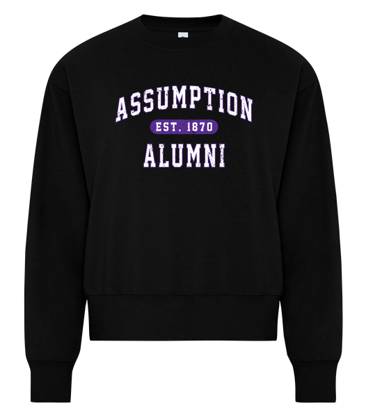 "Assumption Alumni Est. 1870" Adult Nike® Fleece Crewneck Sweatshirt with Printed Logo