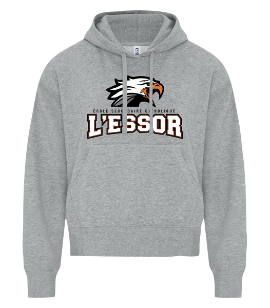 L'Essor Ladies Cotton Pull Over Hooded Sweatshirt with Embroidered Logo