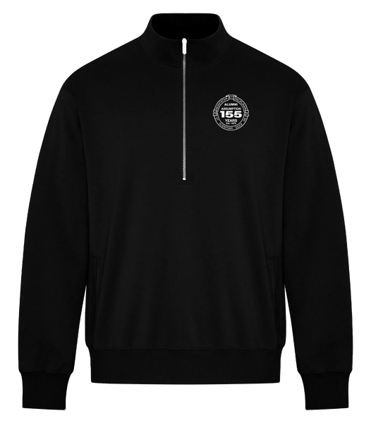 Assumption Alumni Crest Adult Half-Zip Sweater with Embroidered Logo