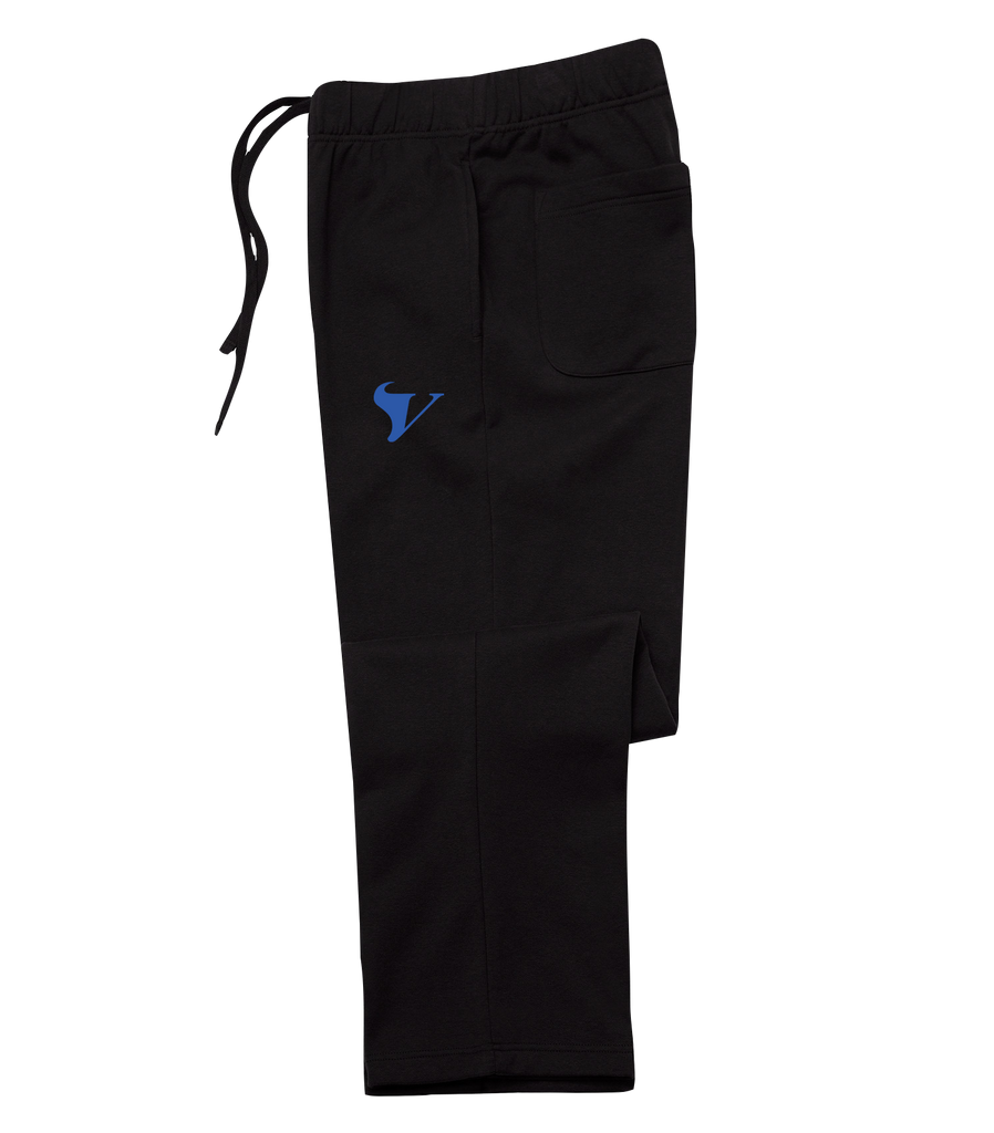 Tecumseh Vista Adult Open Bottom Sweatpants with Printed Logo