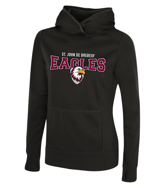 St. John de Brebeuf Ladies Dri-Fit Hoodie with Printed Logo