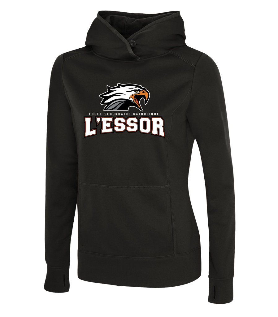 L'Essor Ladies Dri-Fit Hoodie with Printed Logo