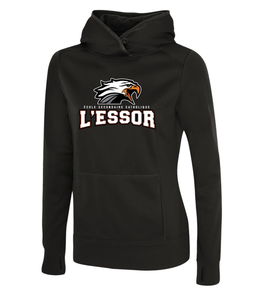 L'Essor Ladies Dri-Fit Hoodie with Printed Logo