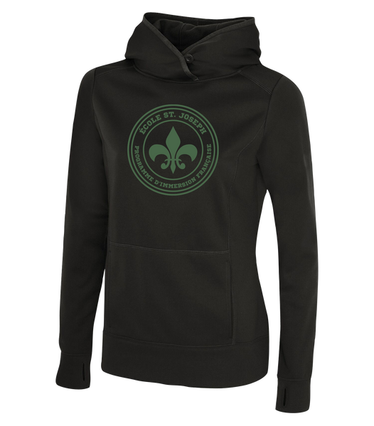 St. Joseph Ladies Dri-Fit Hoodie With Printed Logo