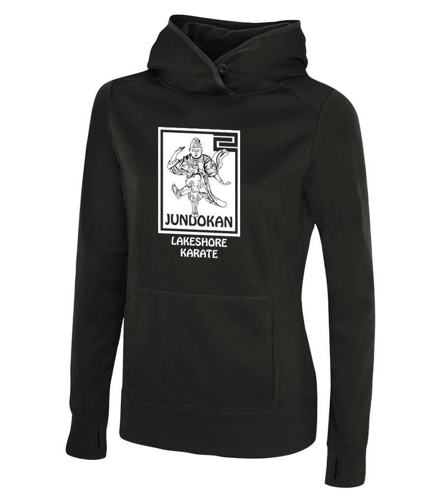 Lakeshore Karate Ladies Dri-Fit Hoodie with Printed Logo