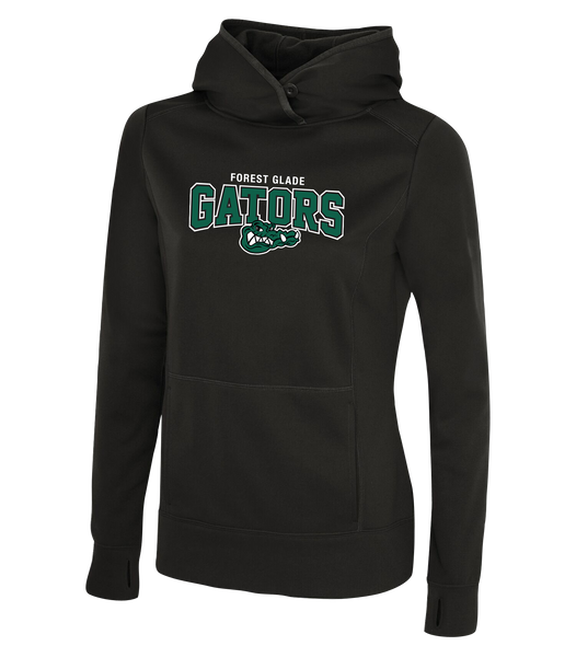 Forest Glade Ladies Dri-Fit Hoodie With Personalized Lower Back