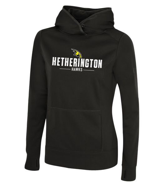 Hetherington Ladies Dri-Fit Sweatshirt with Embroidered Applique