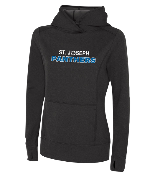 St. Joseph Ladies Dri-Fit Hoodie with Embroidered Applique Logo