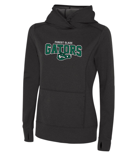 Forest Glade Ladies Dri-Fit Hoodie With Personalized Lower Back