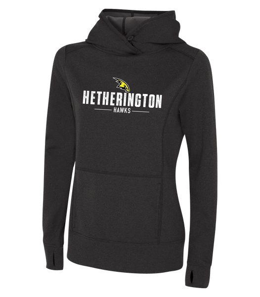 Hetherington Ladies Dri-Fit Sweatshirt with Embroidered Applique