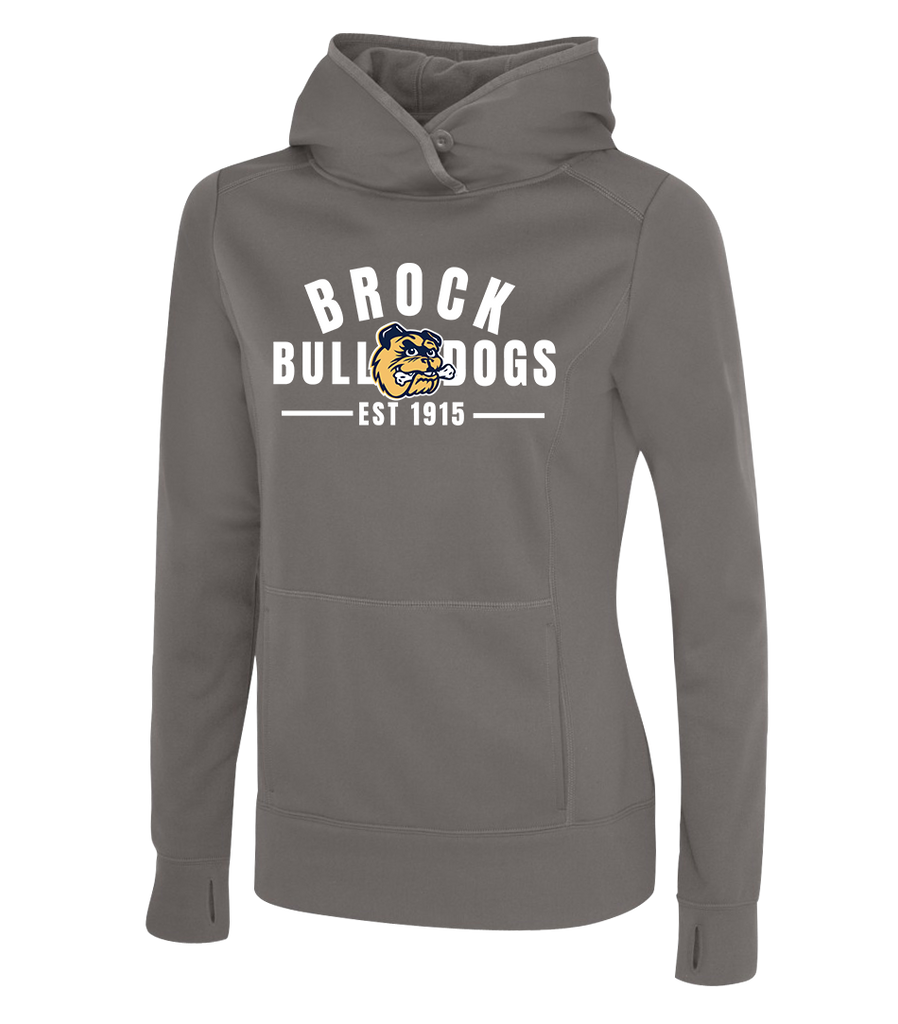 General Brock EST 1915 Ladies Dri-Fit Hoodie With Printed Logo