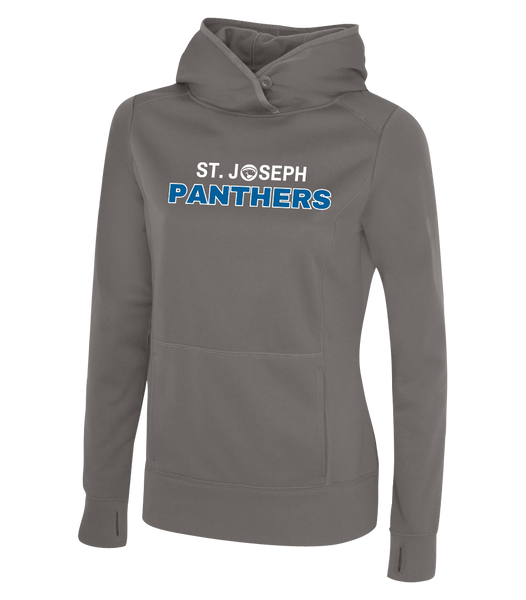 St. Joseph Ladies Dri-Fit Hoodie with Embroidered Applique Logo