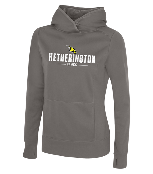 Hetherington Ladies Dri-Fit Sweatshirt with Embroidered Applique