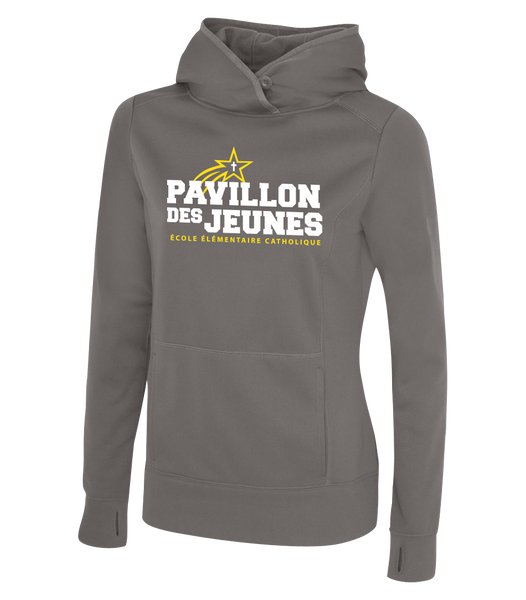 Pavillon Des Jeunes Ladies Dri-Fit Hoodie With Printed Logo