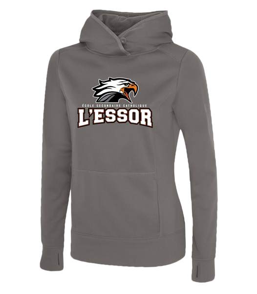 L'Essor Ladies Dri-Fit Hoodie with Printed Logo