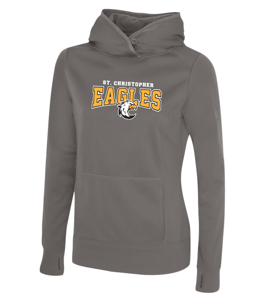 St. Christopher Ladies Dri-Fit Sweatshirt with Printed Logo