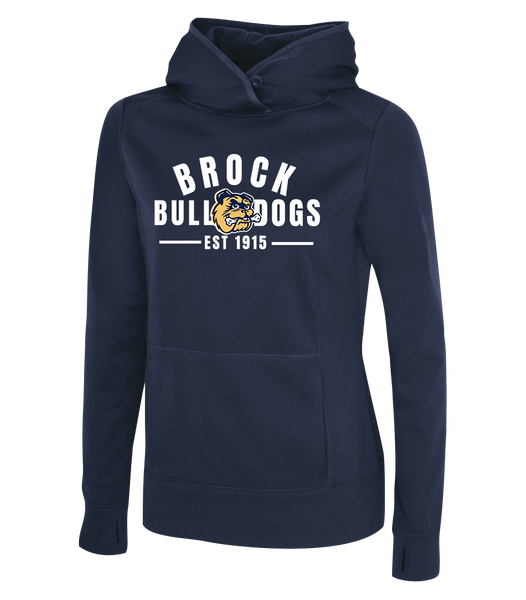 General Brock EST 1915 Ladies Dri-Fit Hoodie With Printed Logo