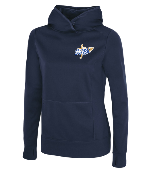 St. John the Baptist Staff Ladies Dri-Fit Hoodie With Printed Logo