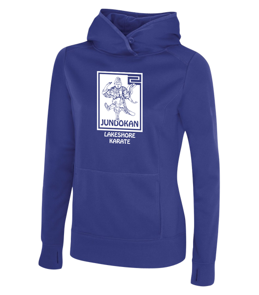 Lakeshore Karate Ladies Dri-Fit Hoodie with Printed Logo