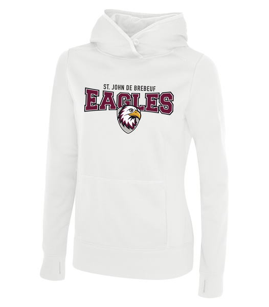 St. John de Brebeuf Ladies Dri-Fit Hoodie with Printed Logo
