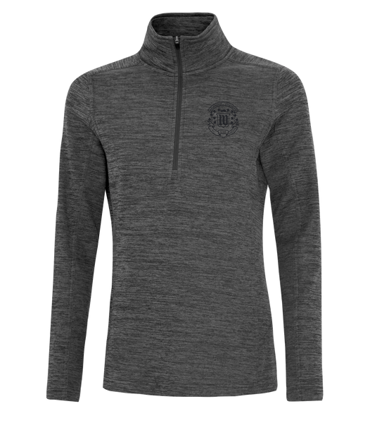 Walkerville Collegiate Institute Ladies 1/2 Zip Sweater with Embroidered Left Chest Logo