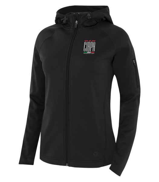 CIBPA Thunder Bay Ladies Hooded Yoga jacket with Embroidered Logo