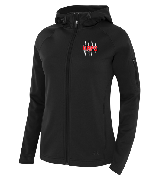 Harwich Raleigh Ladies Hooded Yoga jacket with Embroidered Logo