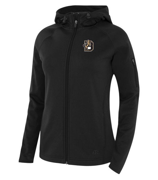 Frank W. Begley Ladies Hooded Yoga jacket with Embroidered Logo