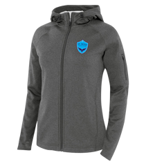 St. Rose Staff Ladies Hooded Yoga jacket with Embroidered Logo