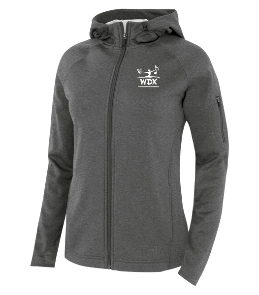 Windsor Dance eXperience Hooded Yoga jacket with Embroidered Logo LADIES