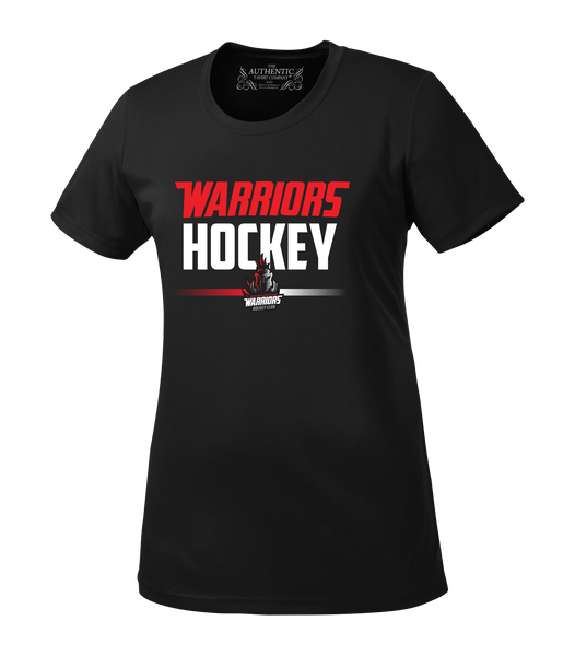 Warrior Hockey Ladies Cotton T-Shirt with Printed Logo